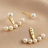 Ear cuffs Style Pearls Golden Fashion Korean Earrings