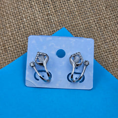 Elegant Silver Stud Fashion Earrings