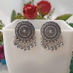 Beautiful Silver Oxidised Beautiful Studs