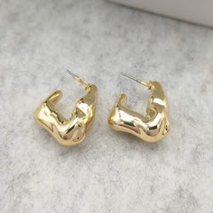 Unique Golden Fashion Trendy Earrings