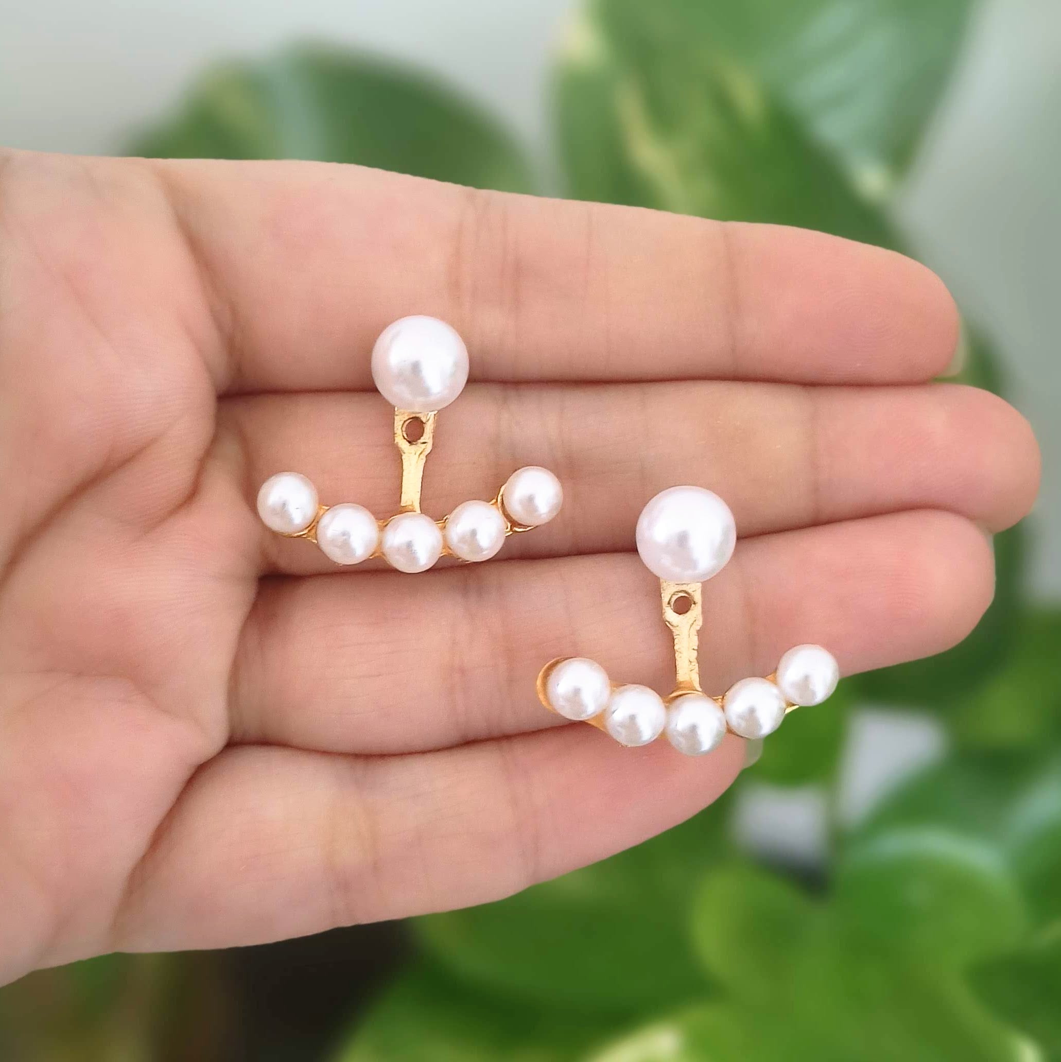 Ear cuffs Style Pearls Golden Fashion Korean Earrings
