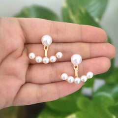 Ear cuffs Style Pearls Golden Fashion Korean Earrings