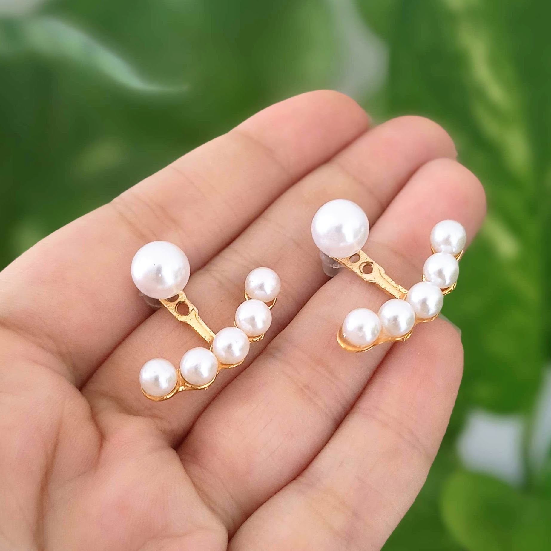 Ear cuffs Style Pearls Golden Fashion Korean Earrings