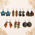 Art & Soul Wooden Earrings – Set of 7